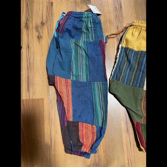 Patchwork hippy boho pants for kids [ Pair] - Picture 2 of 5